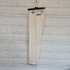 Liz Claiborne Audra Dress Pants Straight Leg - Cream Womens Size 6 NWT